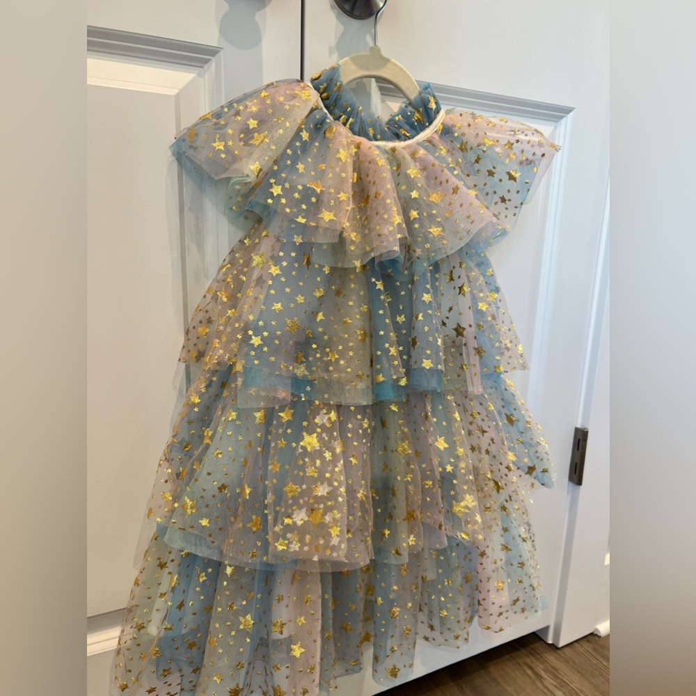 LOLA + THE BOYS STAR TULLE DRESS